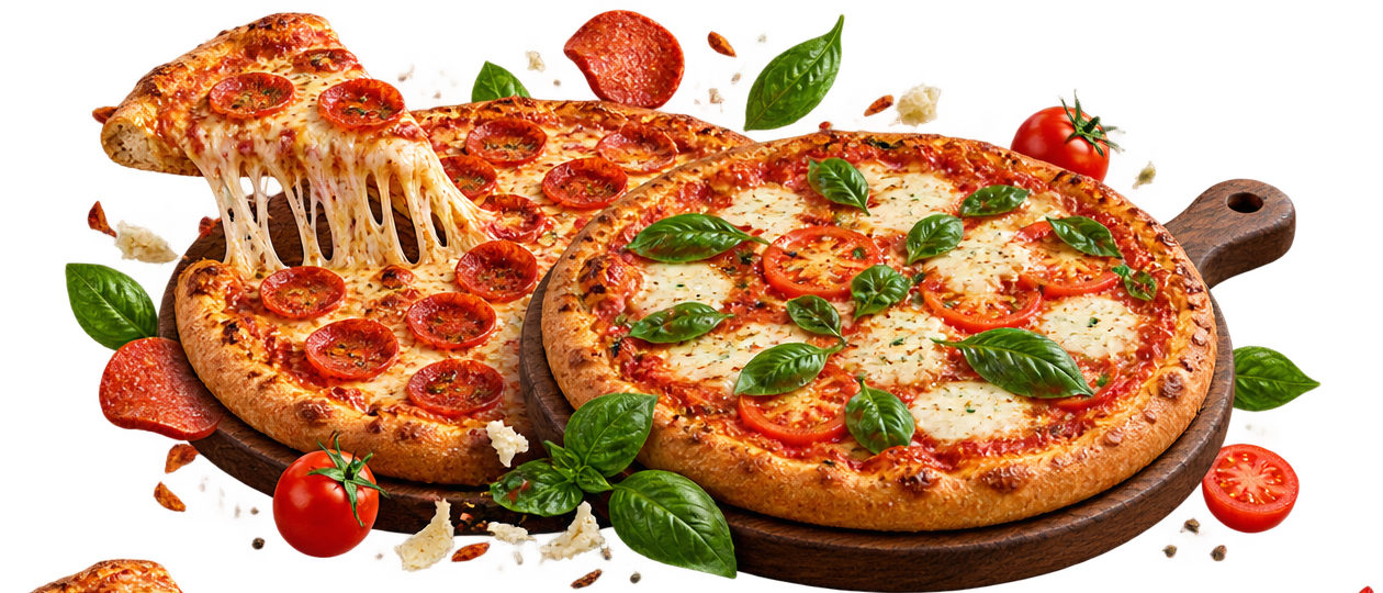 Hot Flame double pizza combo